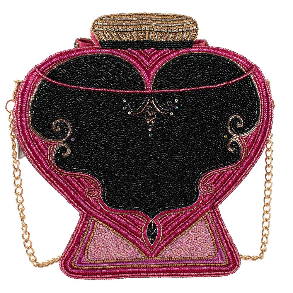 Mary Frances Love Potion Perfume Bottle Beaded Handbag Pink Black Bag Purse NEW