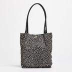 Hammitt Oliver Medium Dapple Calf Tote Purse Black White Leather Bag Handbag NEW
