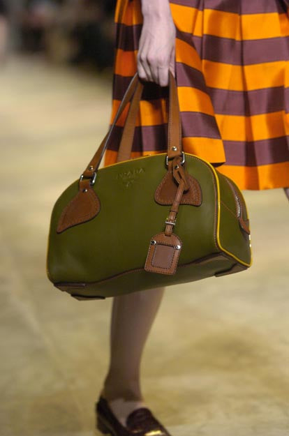 Prada 'S/S 2005' Leather Bowler Bag