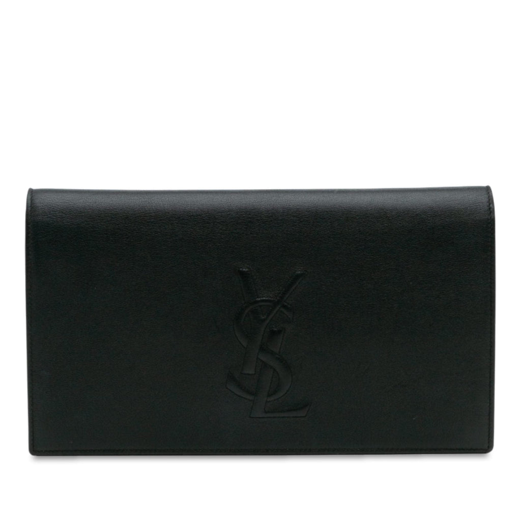 Yves Saint Laurent YSL Belle De Jour Black Clutch