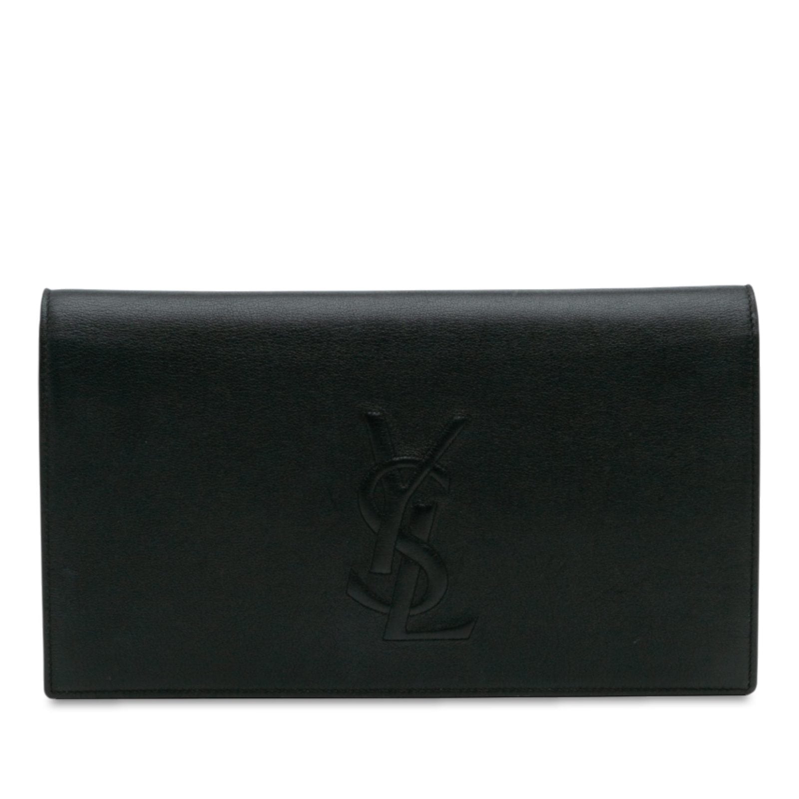 Yves Saint Laurent YSL Belle De Jour Black Clutch