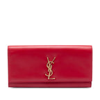 Yves Saint Laurent YSL Cassandre Smooth Leather Clutch Bag
