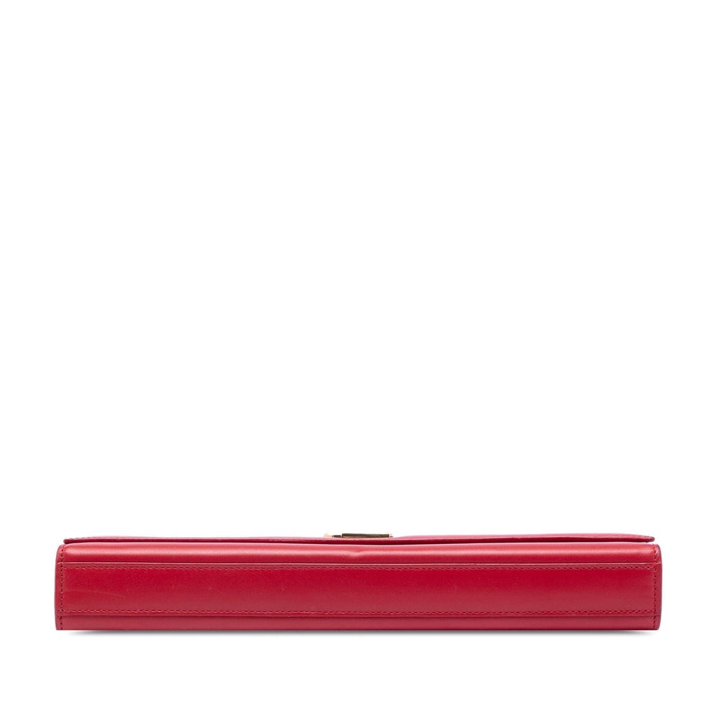 Yves Saint Laurent YSL Cassandre Smooth Leather Clutch Bag