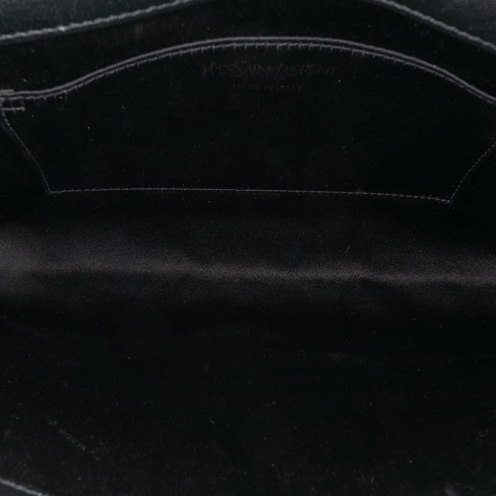 Yves Saint Laurent YSL Belle De Jour Black Clutch