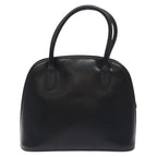 Celine Circle Logo Handbag Leather Black Leather Bag (Authentic Pre-Loved)
