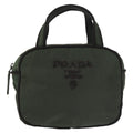 Prada Vintage Handbag Tessuto Khaki Nylon Handbag (Authentic Pre-Loved)
