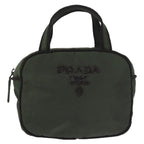 Prada Vintage Handbag Tessuto Khaki Nylon Handbag (Authentic Pre-Loved)