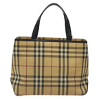 Burberry Nova Check Handbag Nova Check Canvas And Leather Beige Canvas Handbag (Authentic Pre-Loved)