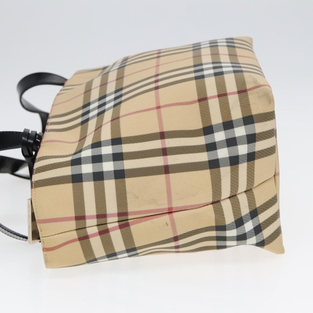 Burberry Nova Check Handbag Nova Check Canvas Beige Canvas Handbag (Authentic Pre-Loved)