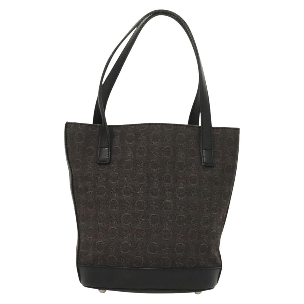 Celine C Macadam Handbag Canvas Black Canvas Handbag (Authentic Pre-Loved)