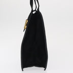 Prada Vintage Handbag Suede Black Suede Handbag (Authentic Pre-Loved)