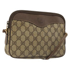 Gucci Gg Supreme Shoulder Bag Canvas Beige Canvas Handbag (Pre-Loved)