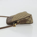 Gucci Gg Supreme Shoulder Bag Canvas Beige Canvas Handbag (Pre-Loved)