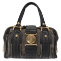 Gucci Aviatrix Satchel Suede Black Suede Handbag (Authentic Pre-Loved)