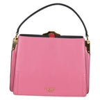 Prada Belle Top Handle Bag City Calf Pink Leather Bag (Authentic Pre-Loved)
