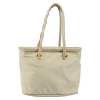 Celine Handbag Nylon Beige Nylon Handbag (Authentic Pre-Loved)