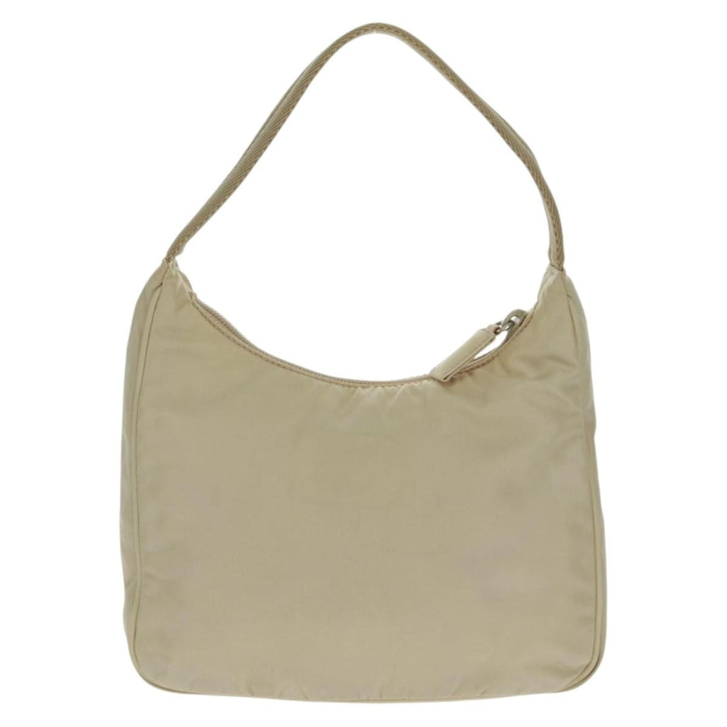 Prada Hobo Tessuto Beige Nylon Handbag (Authentic Pre-Loved)