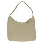 Prada Hobo Tessuto Beige Nylon Handbag (Authentic Pre-Loved)