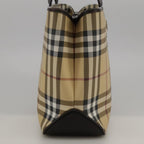 Burberry Nova Check Handbag Nova Check Canvas And Leather Beige Canvas Handbag (Authentic Pre-Loved)