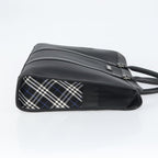 Burberry Black Label Business Bag Nylon Black Nylon Handbag (Authentic Pre-Loved)