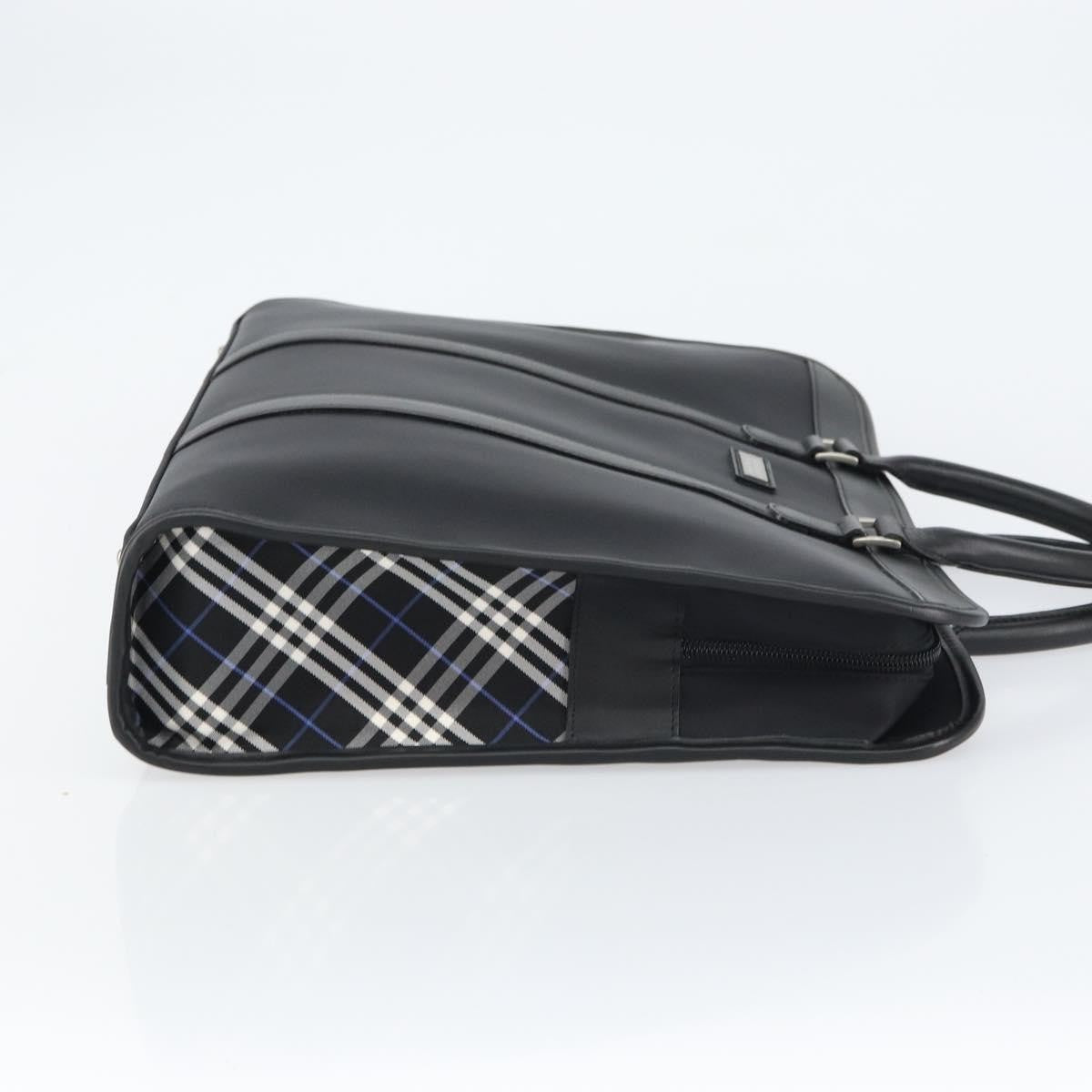Burberry Black Label Business Bag Nylon Black Nylon Handbag (Authentic Pre-Loved)