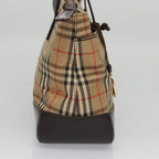 Burberry Nova Check Handbag Nova Check Canvas And Leather Beige Canvas Handbag (Authentic Pre-Loved)
