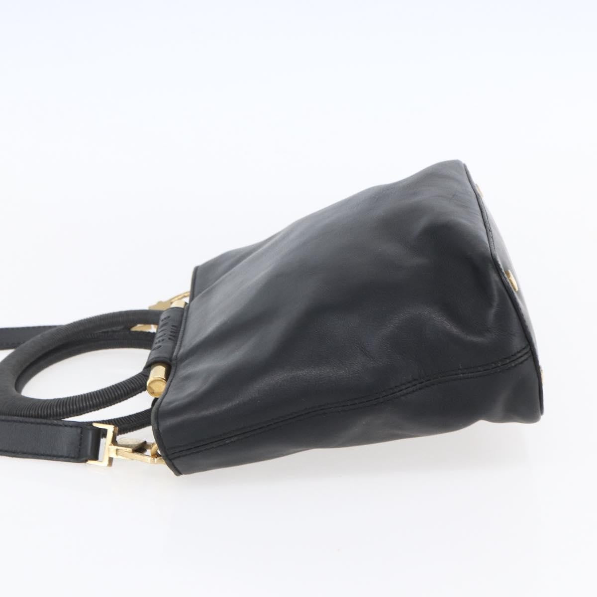 Celine Handbag Leather Black Leather Handbag (Authentic Pre-Loved)