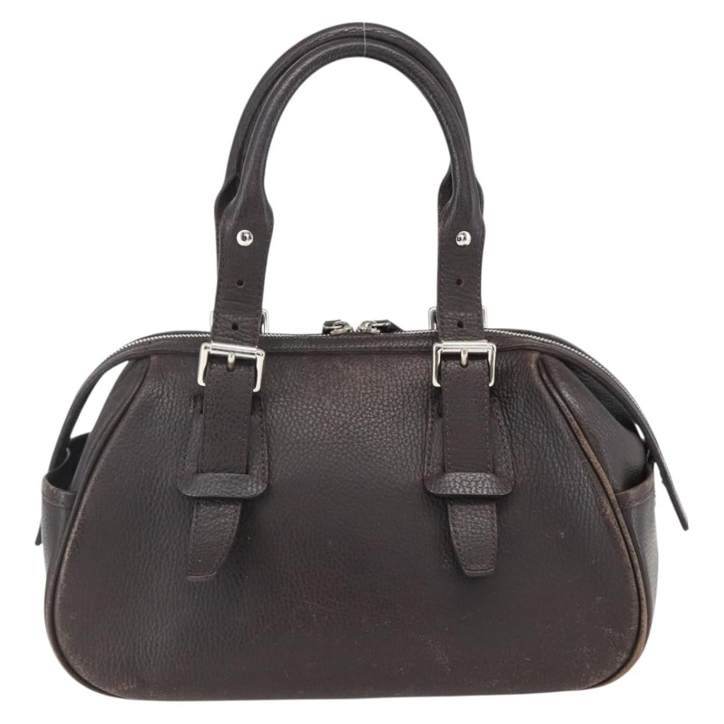 Burberry Vintage Handbag Leather Brown Leather Handbag (Authentic Pre-Loved)
