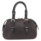 Burberry Vintage Handbag Leather Brown Leather Handbag (Authentic Pre-Loved)