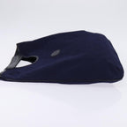 Celine C Sulky Handbag Canvas Navy Canvas Handbag (Authentic Pre-Loved)