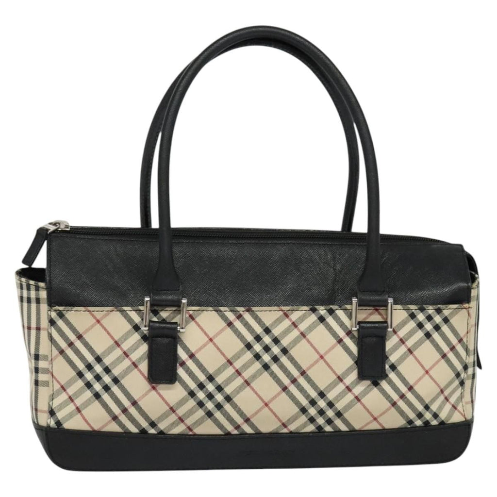 Burberry Nova Check Handbag Nova Check Canvas And Leather Beige Canvas Handbag (Authentic Pre-Loved)