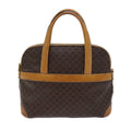 Celine Vintage Macadam Handbag Canvas And Leather Brown Canvas Handbag (Authentic Pre-Loved)