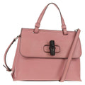 Gucci Bamboo Daily Top Handle Bag Leather Pink Leather Handbag (Authentic Pre-Loved)