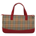 Burberry Nova Check Handbag Nova Check Canvas And Leather Beige Canvas Handbag (Authentic Pre-Loved)