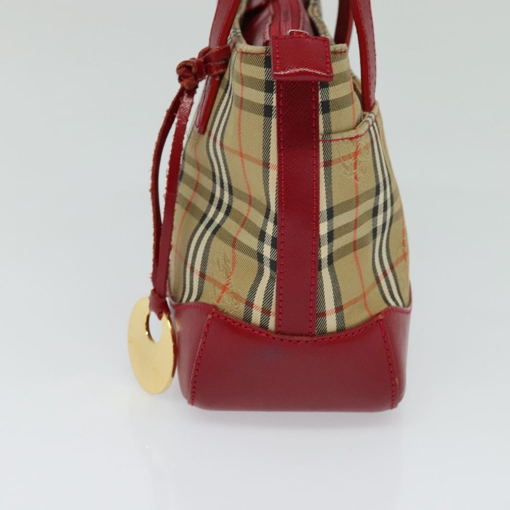 Burberry Nova Check Handbag Nova Check Canvas And Leather Beige Canvas Handbag (Authentic Pre-Loved)