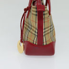 Burberry Nova Check Handbag Nova Check Canvas And Leather Beige Canvas Handbag (Authentic Pre-Loved)
