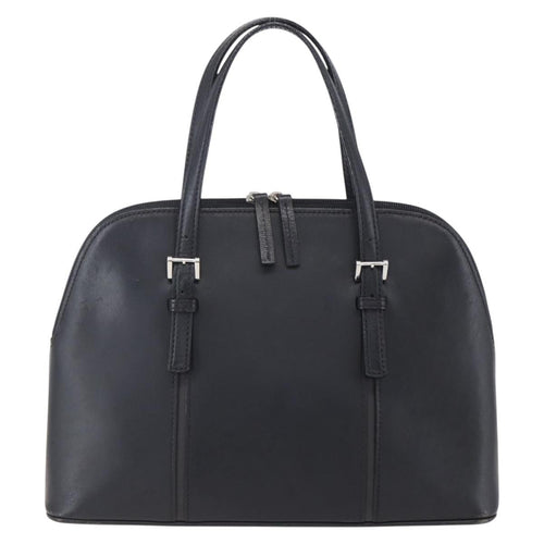 Burberry Vintage Handbag Leather Black Leather Handbag (Authentic Pre-Loved)
