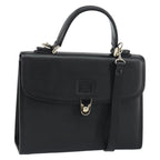 Burberry Vintage Handbag Leather Black Leather Handbag (Authentic Pre-Loved)