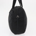 Prada Vintage Zip Handbag Tessuto Black Nylon Handbag (Authentic Pre-Loved)