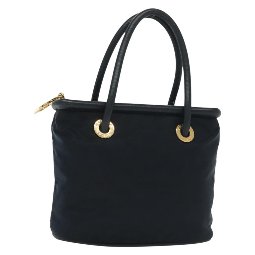 Celine Handbag Nylon Navy Nylon Handbag (Authentic Pre-Loved)