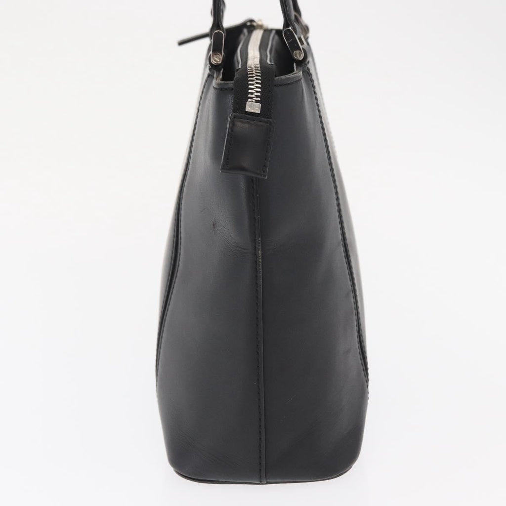 Burberry Vintage Handbag Leather Black Leather Handbag (Authentic Pre-Loved)