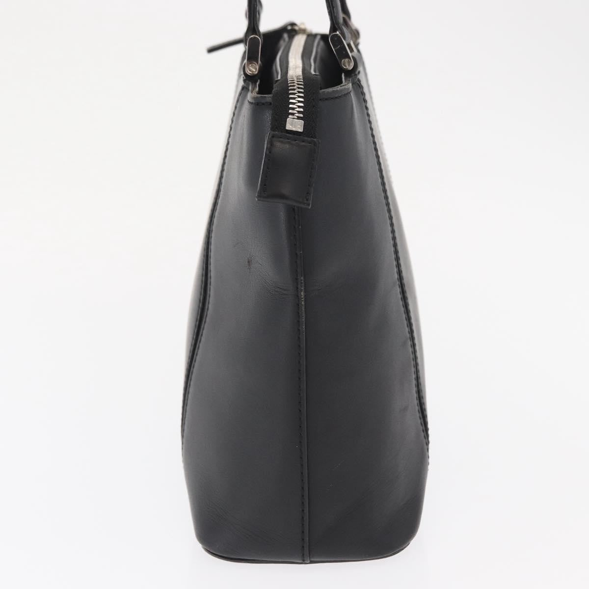 Burberry Vintage Handbag Leather Black Leather Handbag (Authentic Pre-Loved)