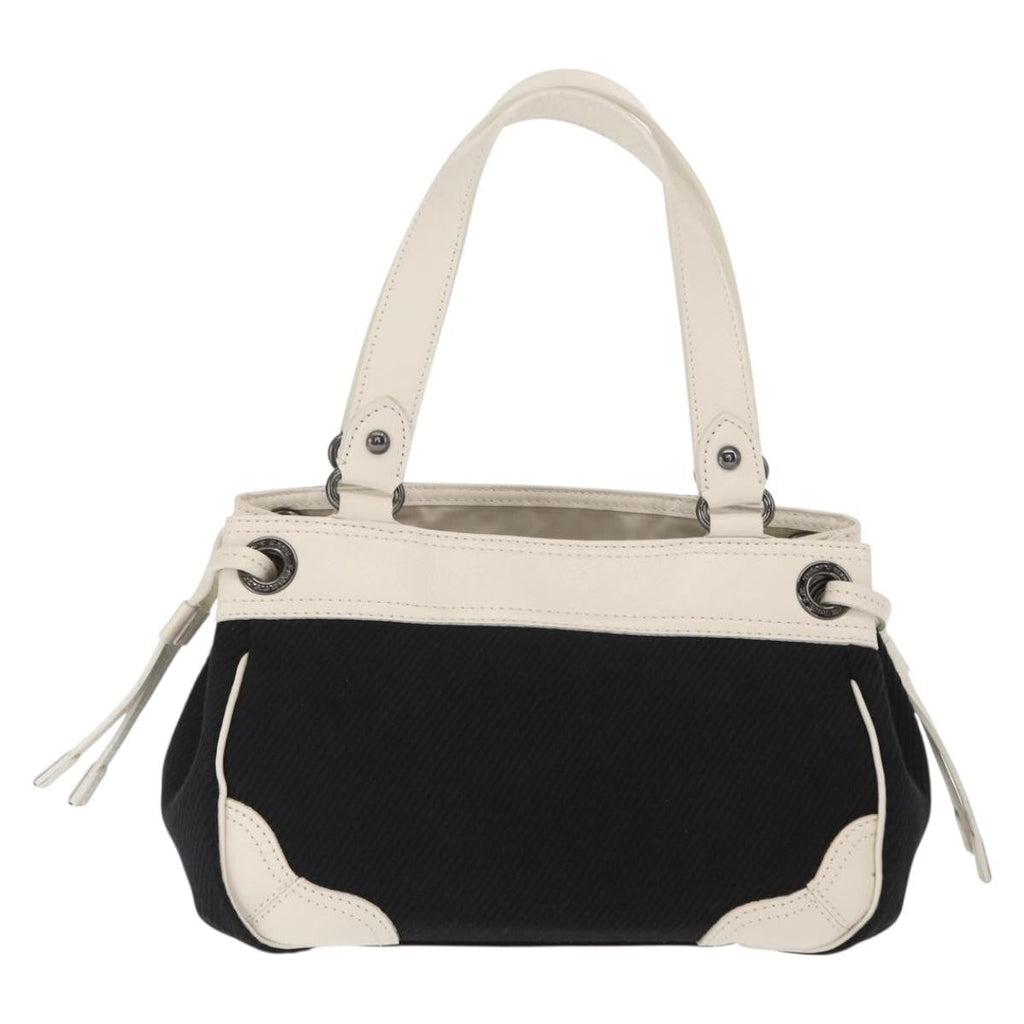 Burberry Vintage Handbag Canvas Black Canvas Handbag (Authentic Pre-Loved)