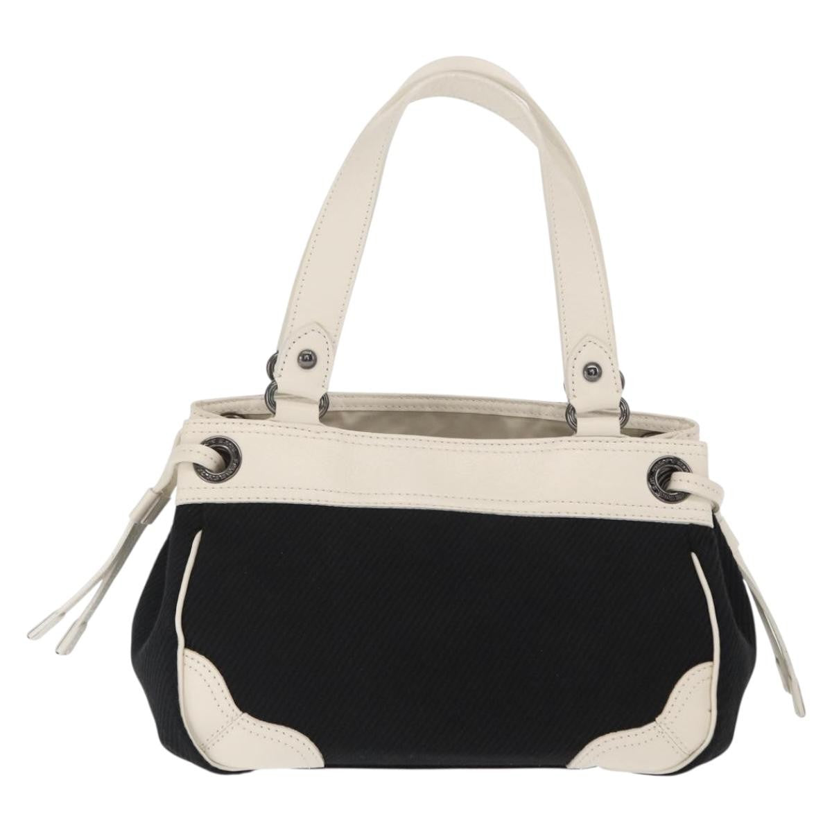 Burberry Vintage Handbag Canvas Black Canvas Handbag (Authentic Pre-Loved)