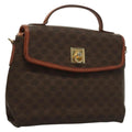 Celine Triomphe Vintage Handbag Macadam Canvas Brown Canvas Bag (Authentic Pre-Loved)