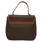 Celine Triomphe Vintage Handbag Macadam Canvas Brown Canvas Bag (Authentic Pre-Loved)