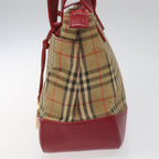 Burberry Nova Check Handbag Nova Check Canvas And Leather Beige Canvas Handbag (Authentic Pre-Loved)