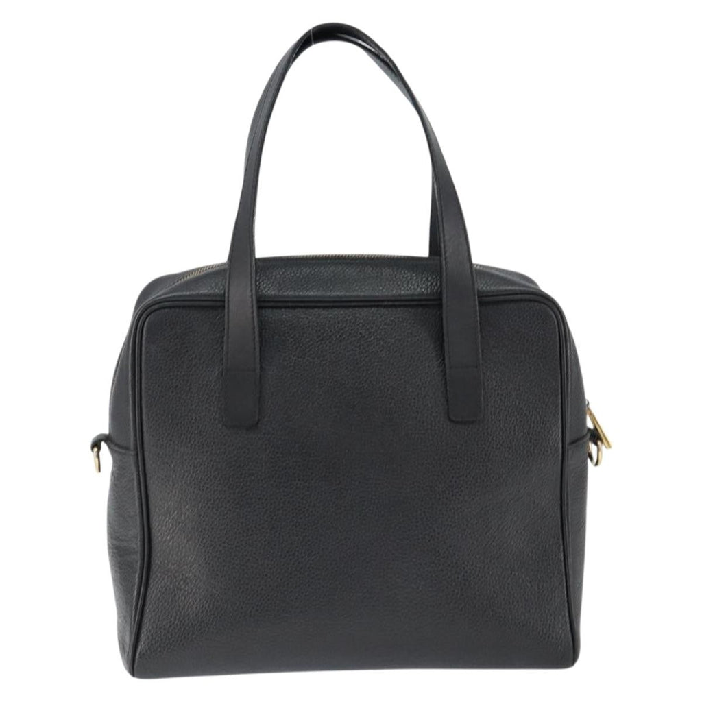 Celine Handbag Leather Black Leather Handbag (Authentic Pre-Loved)
