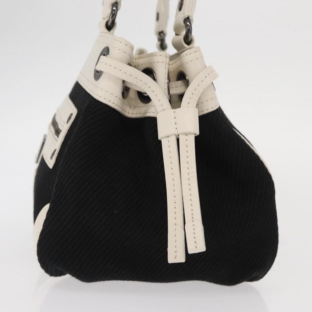 Burberry Vintage Handbag Canvas Black Canvas Handbag (Authentic Pre-Loved)