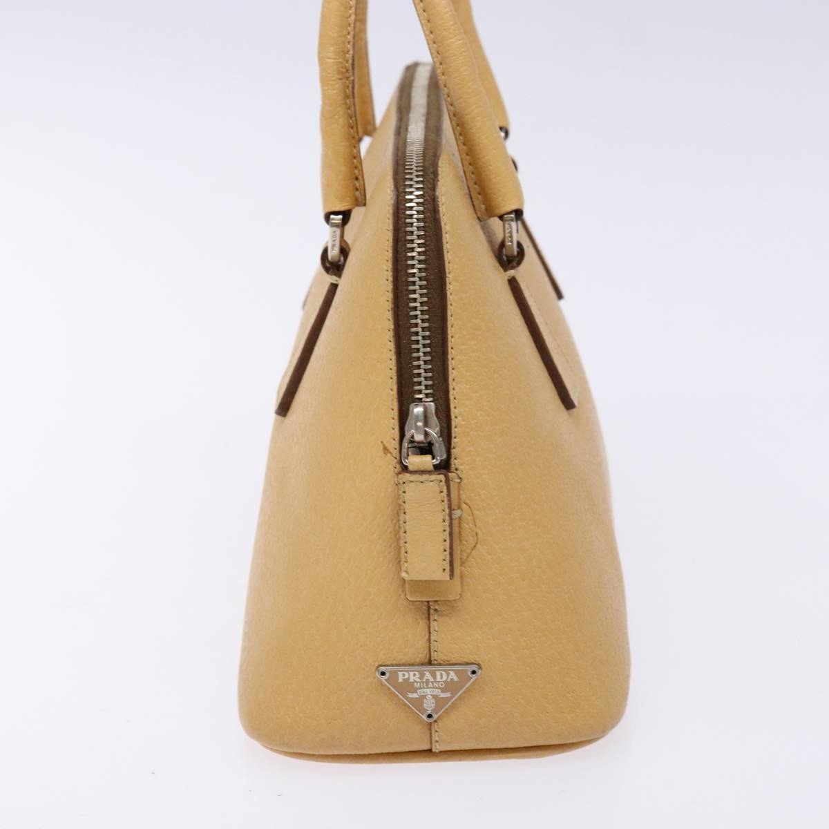 Prada Cuir Promenade Bag Saffiano Leather Beige Leather Handbag (Authentic Pre-Loved)